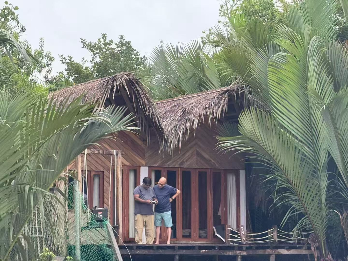 A waterside cabin from the mangrove journey.