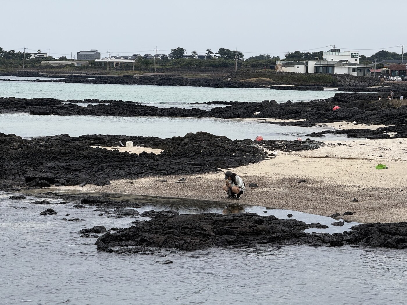 A shoreline from my Jeju photographs; this is not presented as a photograph of a particular World Heritage component.