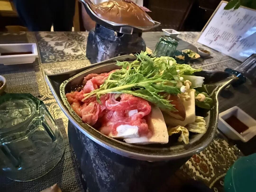 Dinner after a day on the trail.