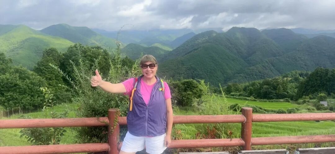 Arriving in the hills around Takahara.