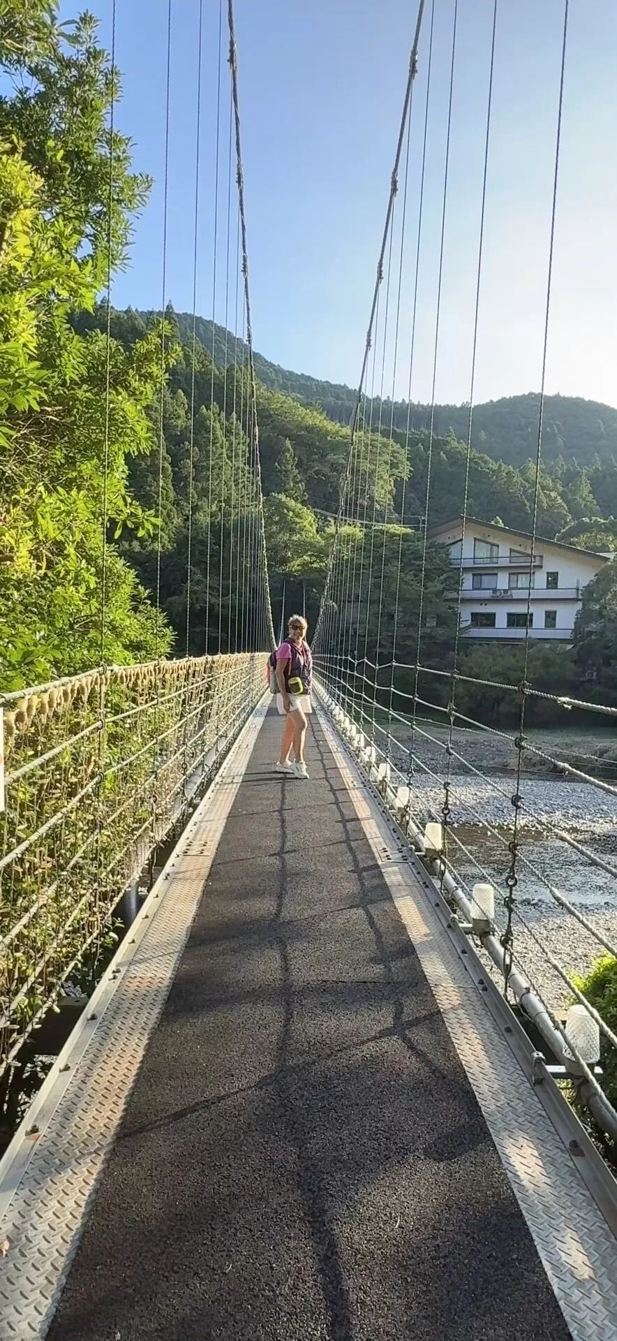 A bridge on the journey between villages and forest paths.