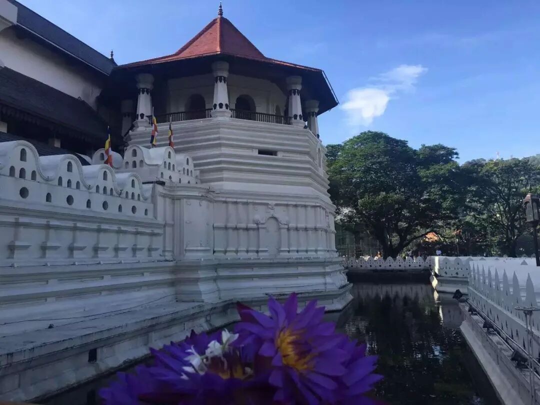 The Temple of the Tooth, photographed on the journey.